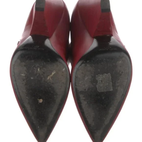 Saint Laurent Leather Bootie Women's Size: 10 | IT 40 - Picture 5 of 5